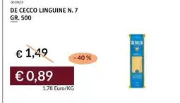 Prezzemolo e Vitale De Cecco linguine n. 7 offerta