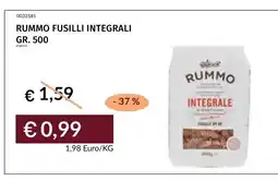 Prezzemolo e Vitale Rummo fusilli integrali offerta