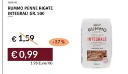 Prezzemolo e Vitale Rummo penne rigate integrali offerta