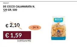 Prezzemolo e Vitale De Cecco Calamarata N. offerta