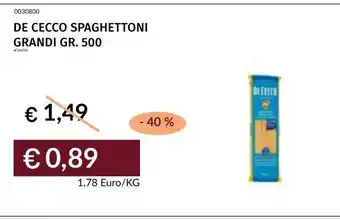 De Cecco Spaghettoni Grandi