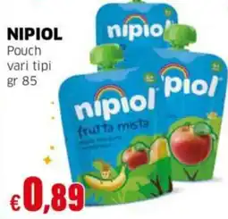 Mercati Alimentari Nipiol Pouch frutta mista offerta