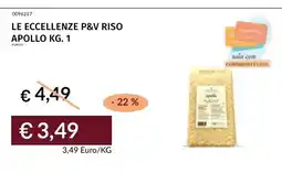 Prezzemolo e Vitale Le eccellenze P&V riso Apollo offerta