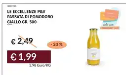 Prezzemolo e Vitale Passata di pomodoro giallo offerta