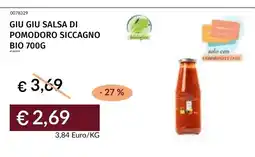 Prezzemolo e Vitale Giu Giu salsa di pomodoro siccagno bio offerta