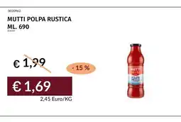 Prezzemolo e Vitale Mutti polpa rustica offerta