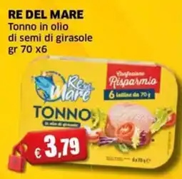 Mercati Alimentari Tonno in olio di semi di girasole offerta