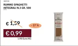 Prezzemolo e Vitale Rummo spaghetti integrali n.3 offerta