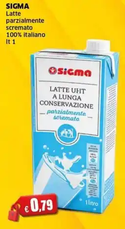 Mercati Alimentari Sigma Latte parzialmente scremato offerta