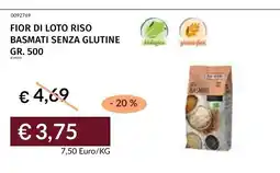 Prezzemolo e Vitale Fior di loto riso basmati senza glutine offerta