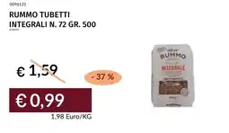 Prezzemolo e Vitale Rummo tubetti integrali offerta