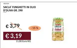 Prezzemolo e Vitale Sacca' fungetti in olio d'oliva offerta
