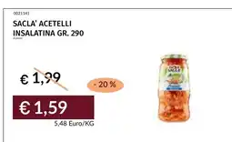 Prezzemolo e Vitale Sacla' acetelli insalatina offerta
