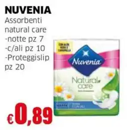 Mercati Alimentari Assorbenti natural care Nuvenia offerta