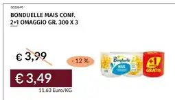 Prezzemolo e Vitale Bonduelle mais conf. offerta
