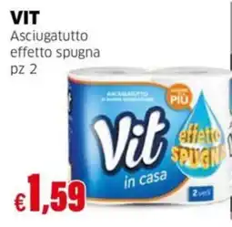 Mercati Alimentari Asciugatutto Vit effetto spugna offerta