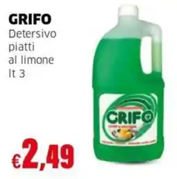 Mercati Alimentari Grifo Detersivo piatti al limone offerta