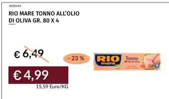Prezzemolo e Vitale Rio mare tonno all'olio di oliva offerta