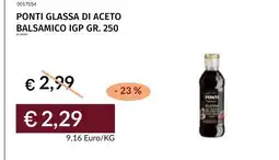 Prezzemolo e Vitale Ponti glassa di aceto balsamico IGP offerta