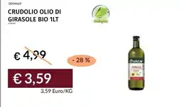 Prezzemolo e Vitale Crudolio olio di girasole bio offerta