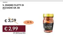 Prezzemolo e Vitale S. Erasmo filetti di acciughe offerta