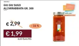 Prezzemolo e Vitale Giu giu sugo all'arrabbiata offerta