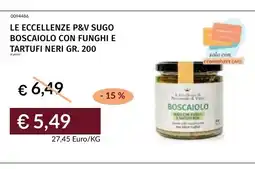 Prezzemolo e Vitale Le eccellenze P&V sugo boscaiolo con funghi e tartufi neri offerta