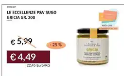Prezzemolo e Vitale Le eccellenze di Poveroaldo & Viale sugo gricia offerta