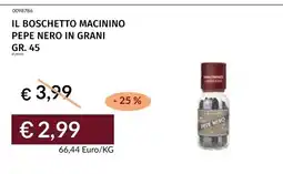 Prezzemolo e Vitale Il boschetto macinino pepe nero in grani offerta