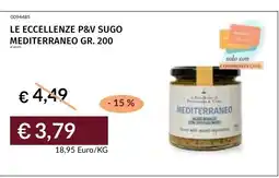 Prezzemolo e Vitale Le eccellenze di Pernod & Vidal Sugo Mediterraneo offerta