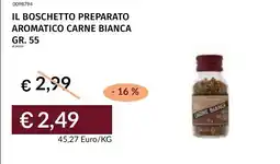 Prezzemolo e Vitale Il boschetto preparato aromatico carne bianca offerta