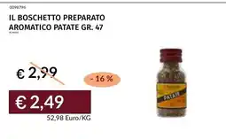 Prezzemolo e Vitale Il boschetto preparato aromatico patate offerta