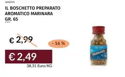 Prezzemolo e Vitale Il boschetto preparato aromatico marinara offerta