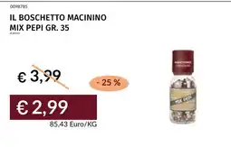 Prezzemolo e Vitale Il boschetto macinino mix pepi offerta