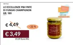 Prezzemolo e Vitale Le eccellenze P&V Pate di funghi champignon offerta