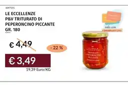 Prezzemolo e Vitale Le eccellenze P&V triturato di peperoncino piccante offerta