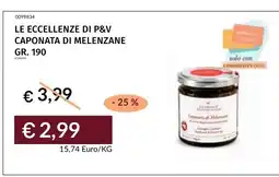Prezzemolo e Vitale Le eccellenze di P&V caponata di melanzane offerta