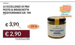 Prezzemolo e Vitale Pesto & Bruschetta Mediterraneo offerta