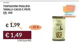 Prezzemolo e Vitale Tentazioni Pugliesi Taralli Cacio e Pepe offerta