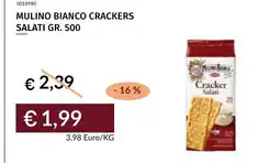 Prezzemolo e Vitale Mulino Bianco Crackers Salati offerta