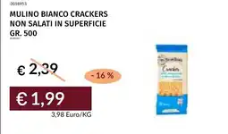 Prezzemolo e Vitale Mulinobianco crackers offerta