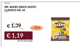 Prezzemolo e Vitale Mr. Beans snack gusto classico offerta
