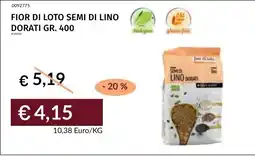 Prezzemolo e Vitale Fior di loto semi di lino dorati offerta