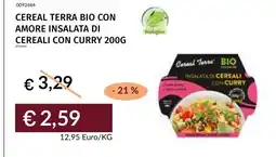 Prezzemolo e Vitale Cereal Terra insalata di cereali con curry offerta