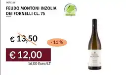Prezzemolo e Vitale Feudo Montoni Inzolia dei Fornelli offerta