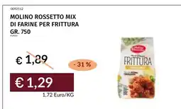 Prezzemolo e Vitale Molino Rossetto mix di farine per frittura offerta