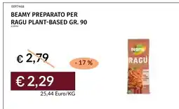 Prezzemolo e Vitale Beamy preparato per ragù plant-based offerta