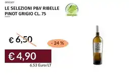 Prezzemolo e Vitale Le selezioni P&V Ribelle Pinot Grigio offerta
