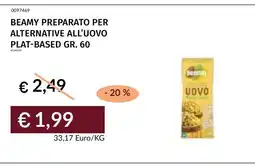 Prezzemolo e Vitale Beamy preparato per alternative all'uovo offerta