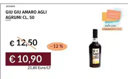 Prezzemolo e Vitale Giu Giu amaro agli agrumi offerta